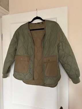 Quilted Olive & Khaki Jacket